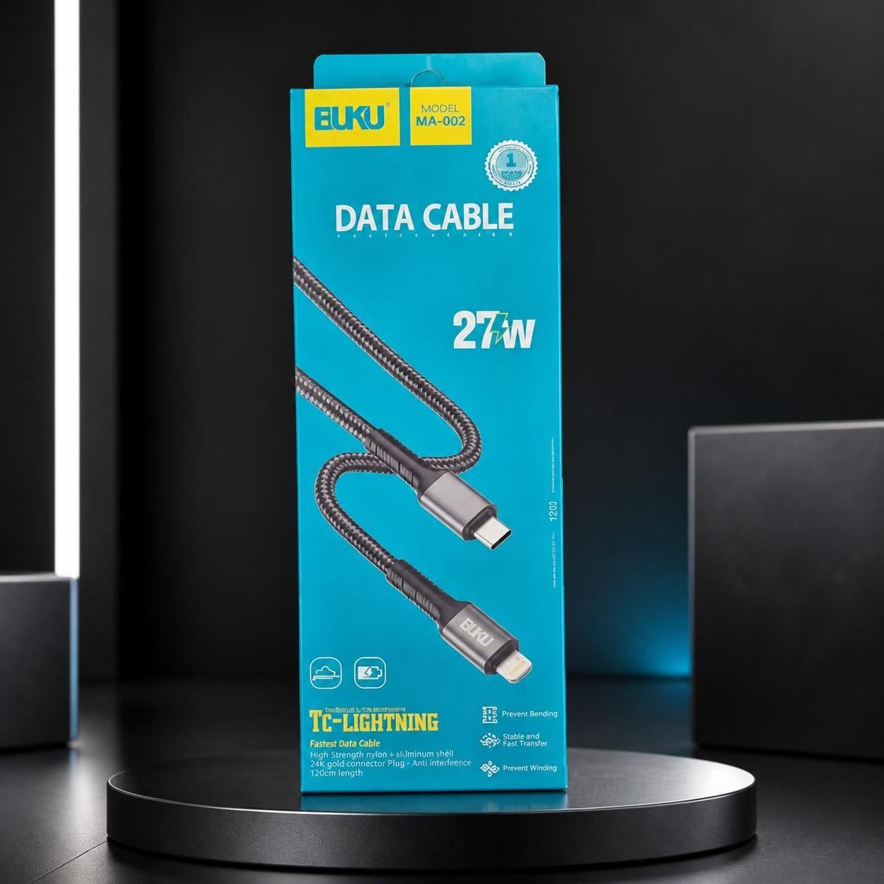 کابل شارژ Type C To lightening برند بوکو مدل MA-092 توان شارژ 27 وات